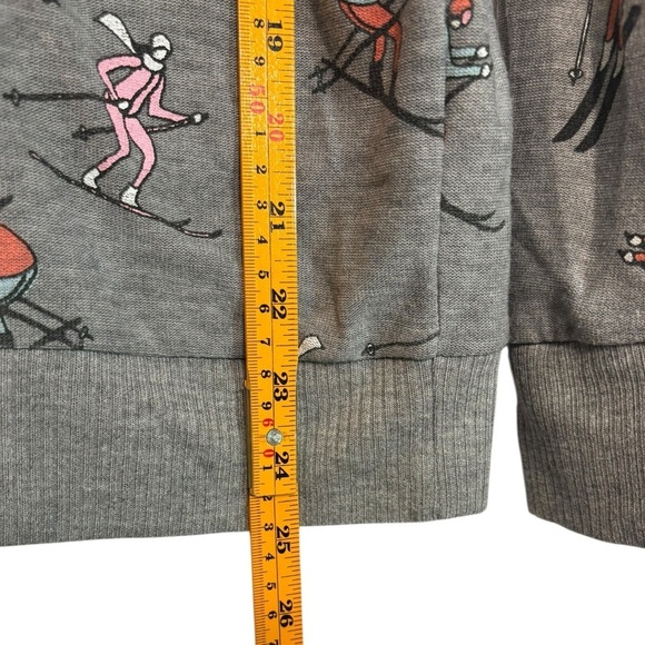 Chaser Vintage Ski Print Sweatshirt Size Medium - Picture 11 of 12